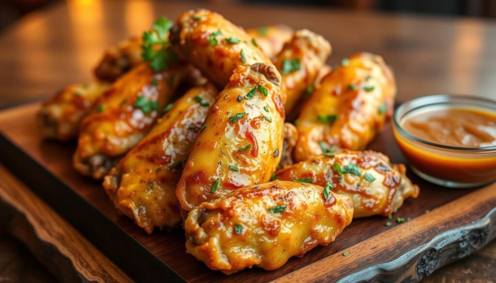 Baked chicken wings