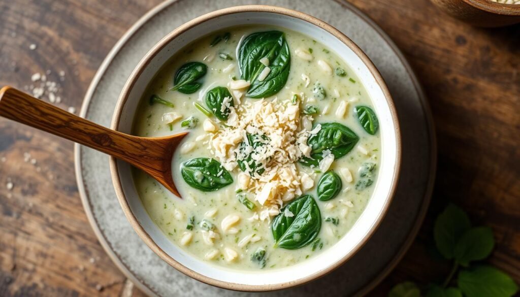 arborio spinach rice soup recipe