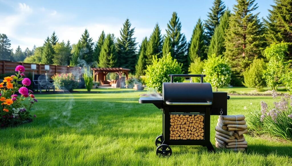 wood pellet smoker