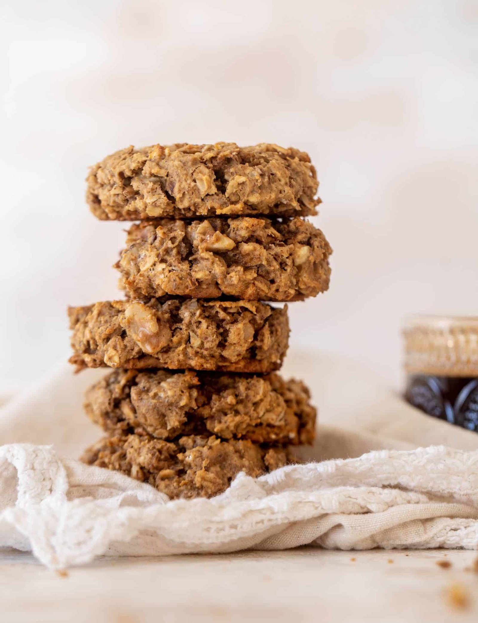 Apple Butter Oatmeal Breakfast Cookies